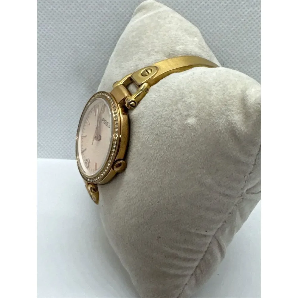 Fossil Georgia ES3226 Women's Rose Gold Stainless Steel Analog Dial Watch JNA367
